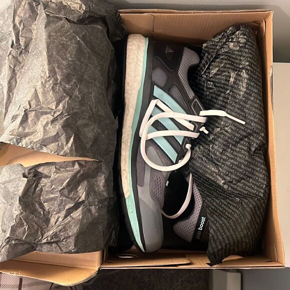 Gray & Blue Adidas Supernova Glide 6 Running Shoe - Picture 14 of 14